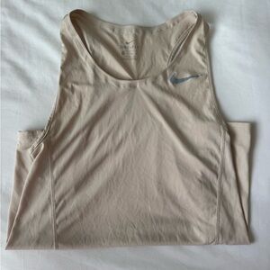 Nike Light Beige Dri-FIT Tank